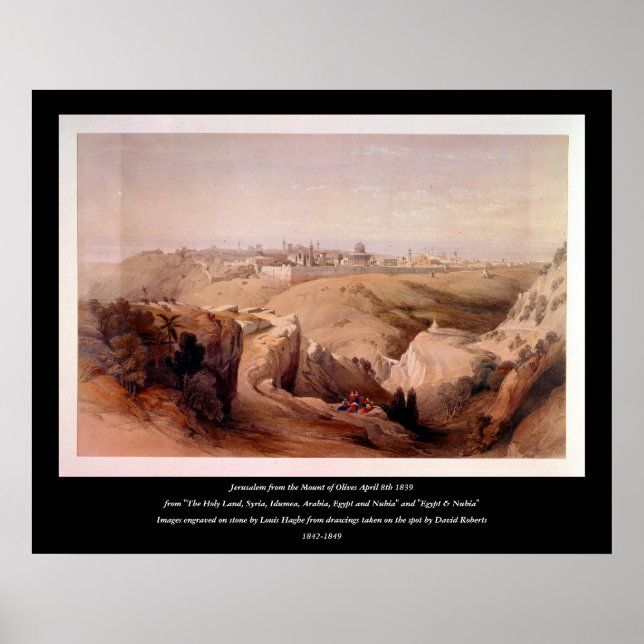 Auf Stein eingegraben von Louis Haghe Poster (Vorne)