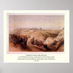 Auf Stein eingegraben von Louis Haghe Poster