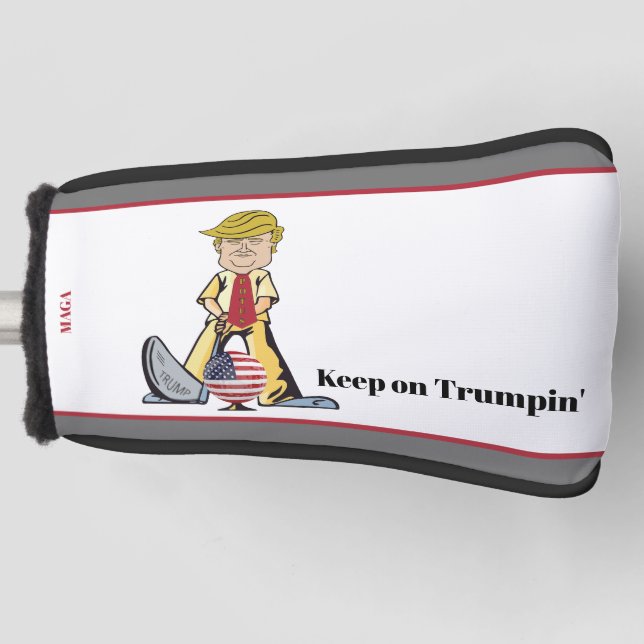 Auf Trumpin behalten Golf Headcover (Vorderseite)