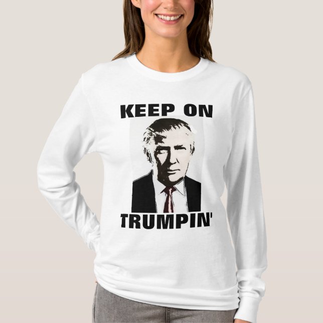 AUF TRUMPIN', DONALD TRUMP-T - Shirt behalten (Vorderseite)