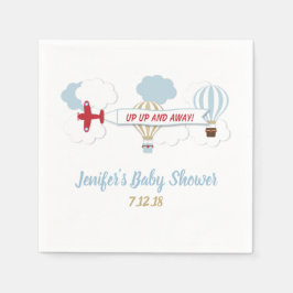 Auf und ab Babydusche Napkins Serviette