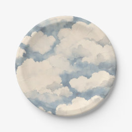 Auf und ab Ballon Geburtstag Pappteller