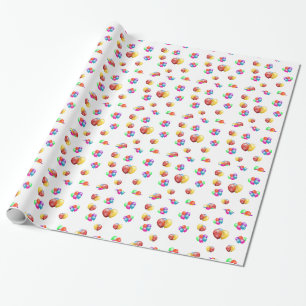 Auf und ab geschenkpapier