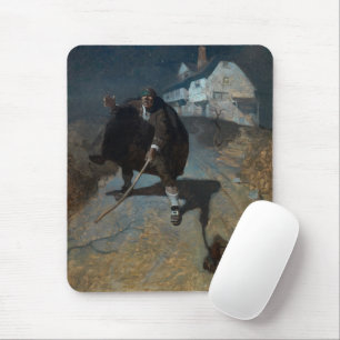Auf und ab gestochen in einem Wahnsinn von Wyeth Mousepad