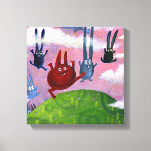 auf und ab leinwanddruck