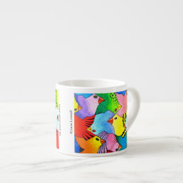 Auf und ab Vögelespresso-Tasse Espressotasse