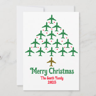 Auf und ab Weihnachten Einladung
