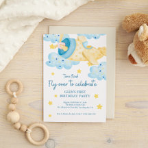 Auf und ab Yellow Airplane Geburtstagskind