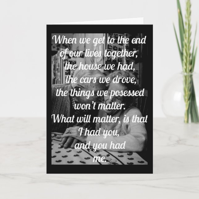 AUF UNSEREM **10. JAHRESTAG MIT LIEBE KARTE (Vorderseite)