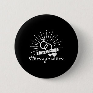 Auf unserer Hochzeitsreise - Liebe Ehe Ehepaar Button