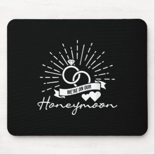 Auf unserer Hochzeitsreise - Liebe Ehe Ehepaar Mousepad