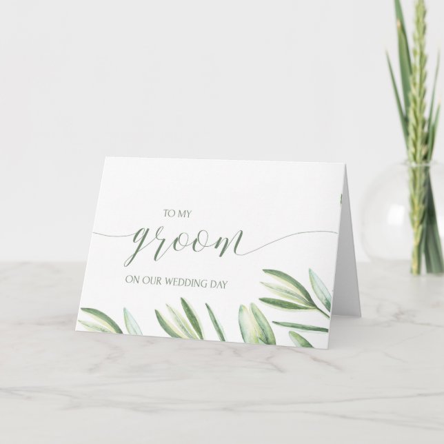 Auf unserer Hochzeitstagskarte Karte (Vorderseite)