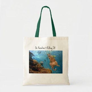 Auf Urlaub & Töten es Katze Tote Tasche