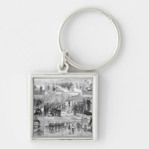 Auf Vertreibungs-Aufgabe in Irland Schlüsselanhänger