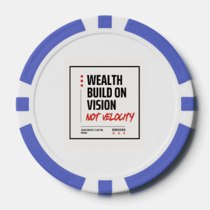 Auf Vision gebauter Reichtum, nicht auf Geschwindi Pokerchips