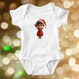 Auf! Weihnachtself Baby Bodysuit Strampler