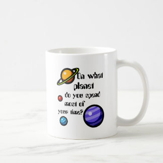 Auf welchem Planeten verbringen Sie die meisten Kaffeetasse