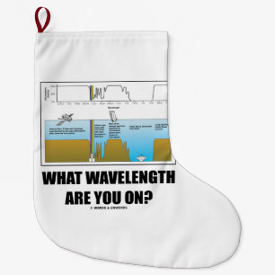 Auf welcher Wellenlänge bist du? Spaß Psychologi Großer Weihnachtsstrumpf