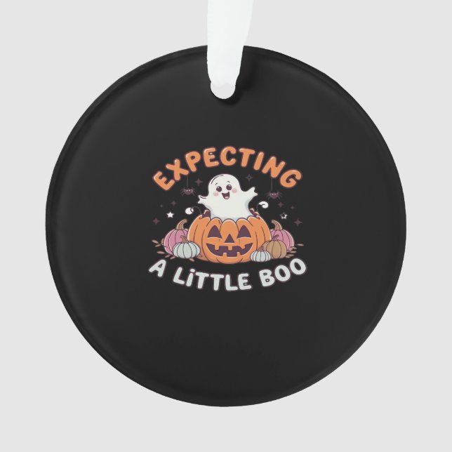 Auf wenig Boo zu warten Ornament (Vorderseite)