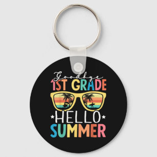 Auf Wiedersehen 1. Klasse Hallo Sommer 1. Klasse A Schlüsselanhänger