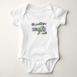 Auf Wiedersehen 2021 Toilettenpapier Baby Strampler