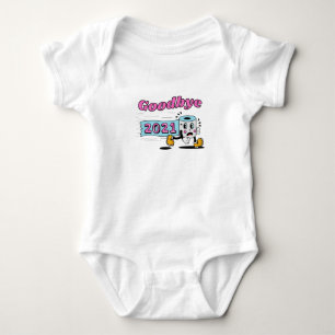 Auf Wiedersehen 2021 Toilettenpapier Baby Strampler