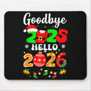 Auf Wiedersehen 2025 Hallo 2026 Frohes Silvester C Mousepad
