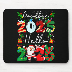 Auf Wiedersehen 2025 Hallo 2026 Frohes Silvester C Mousepad