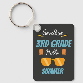 Auf Wiedersehen 3. Klasse Hallo Sommer Graduierten Schlüsselanhänger
