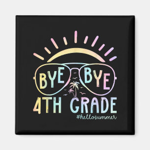 Auf Wiedersehen 4. Klasse Hallo Sommer Letzter Sch Magnet