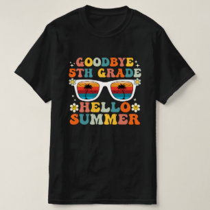 Auf Wiedersehen 5. Klasse Hallo Sommer Lustiges Fü T-Shirt