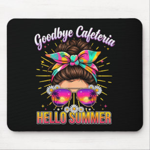 Auf Wiedersehen Cafeteria Hallo Sommer Lunch Lady Mousepad