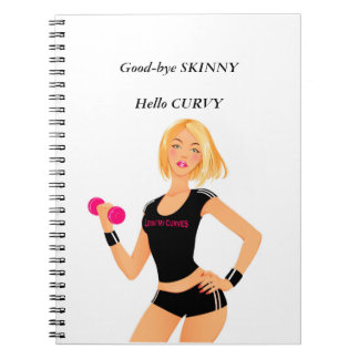 Auf Wiedersehen DÜNN, hallo CURVY Notizblock