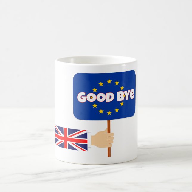 Auf Wiedersehen EU Kaffeetasse (Mittel)