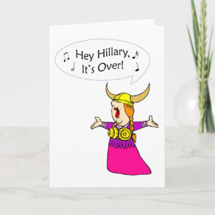 Auf Wiedersehen Hillary-Karte Karte