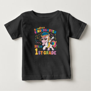 Auf Wiedersehen Kindergarten Hallo 1. Klasse Einho Baby T-shirt