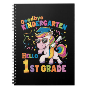 Auf Wiedersehen Kindergarten Hallo 1. Klasse Einho Notizblock