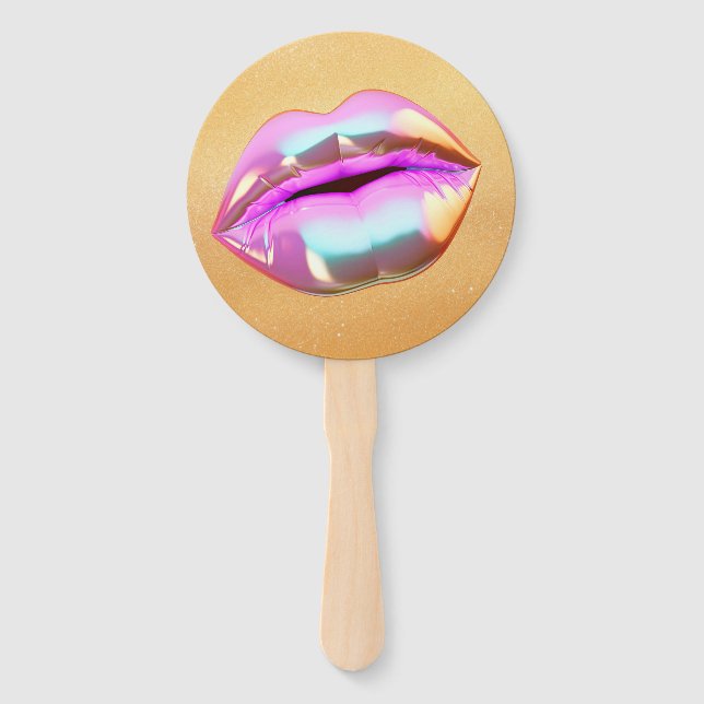 Auf Wiedersehen küssen Fächer (Vorderseite)