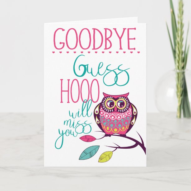 Auf Wiedersehen Karten Zazzle.ch