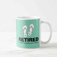 Auf Wiedersehen lustige Ruhestands-Tasse der