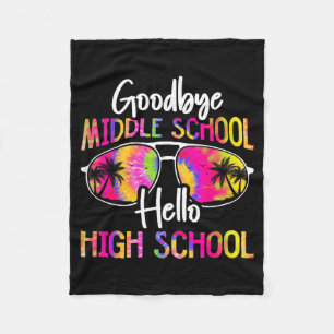 Auf Wiedersehen Mittelschule Hallo Oberstufe Somme Fleecedecke