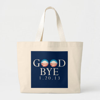 AUF WIEDERSEHEN Obama Jumbo Stoffbeutel