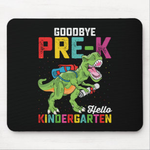 Auf Wiedersehen Pre K Hallo Kindergarten T Rex Sch Mousepad
