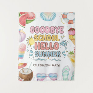 Auf Wiedersehen Schule, Hallo Sommer, Ende der Sch Wandteppich