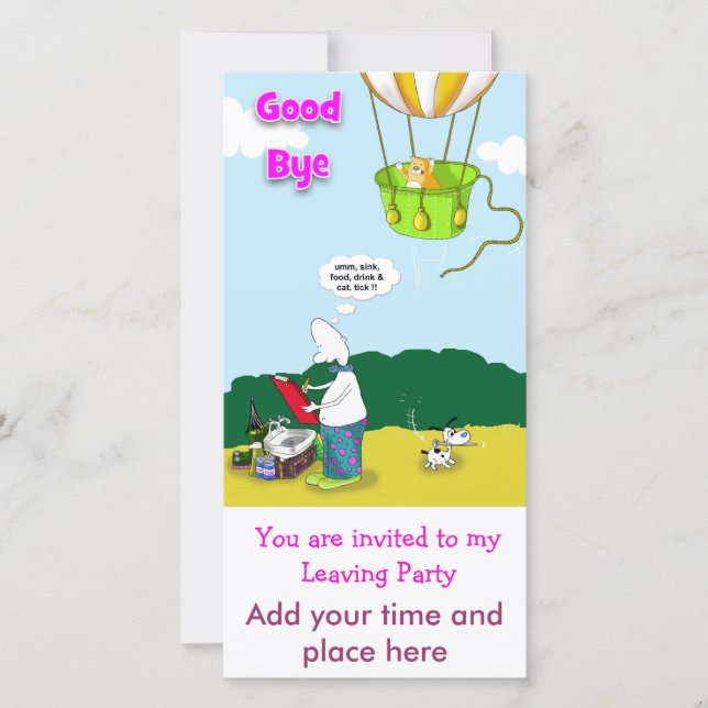 Auf Wiedersehen, Sie sind zu meinem Verlassend Par (Vorderseite)