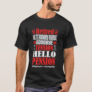 Auf Wiedersehen Spannung Hallo Pension Ruhestand T T-Shirt