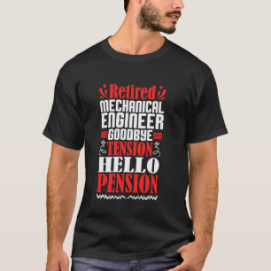 Auf Wiedersehen Spannung Hallo Pension Ruheständle T-Shirt