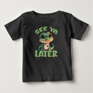 Auf Wiedersehen später Krokodil Kinder Baby T-shirt