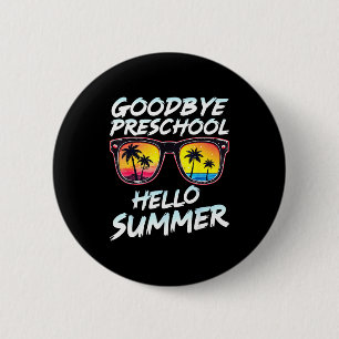 Auf Wiedersehen Vorschul-Abschluss-T-Shirt Lehrer  Button
