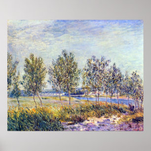 Auf Wiese von Alfred Sisley Poster